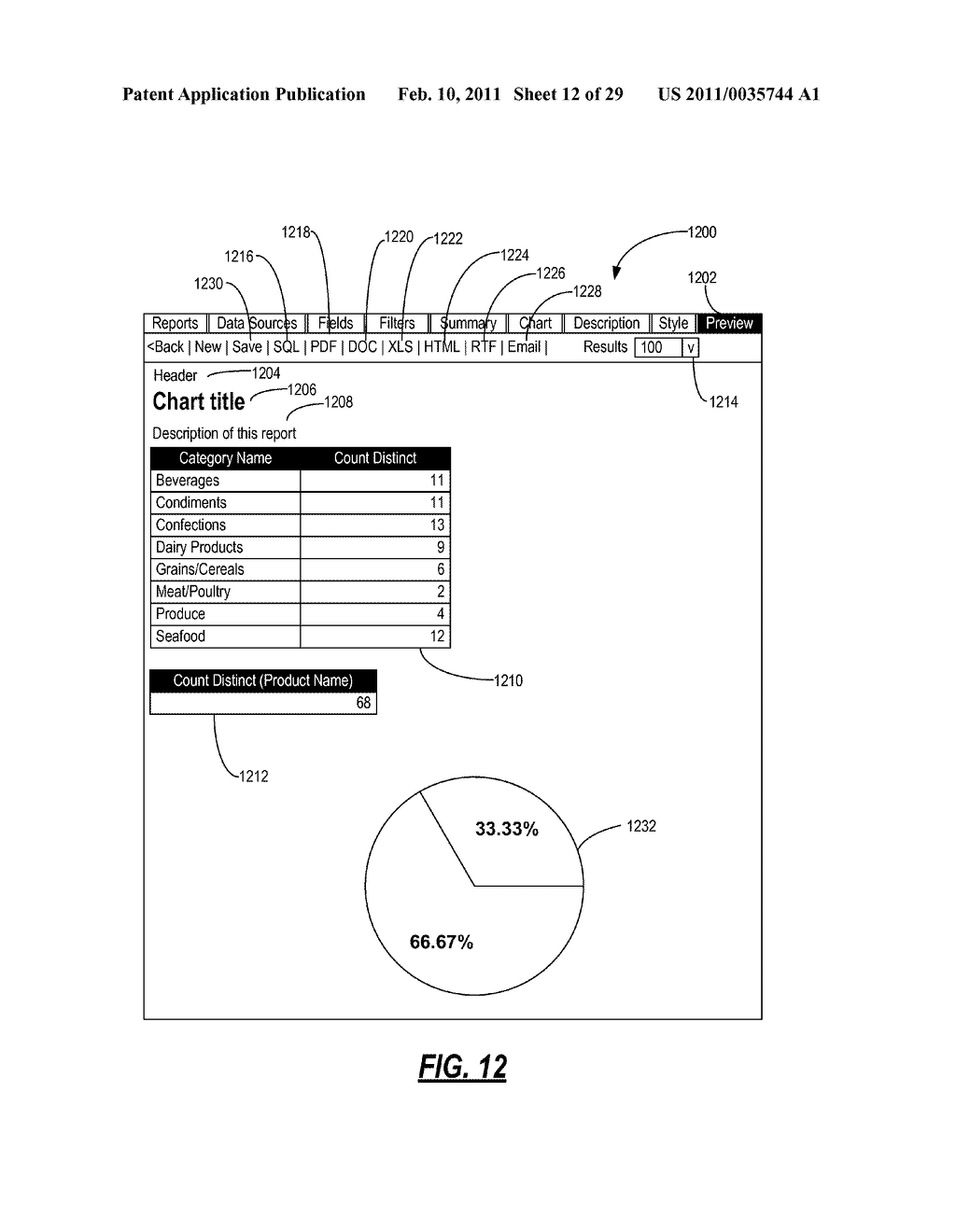 SELF-SERVICE DATABASE REPORTING SYSTEMS AND METHODS - diagram, schematic, and image 13