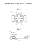 CHUCKING DEVICE, BRUSHLESS MOTOR, DISK DRIVE APPARATUS AND METHOD FOR MANUFACTURING THE CHUCKING DEVICE diagram and image