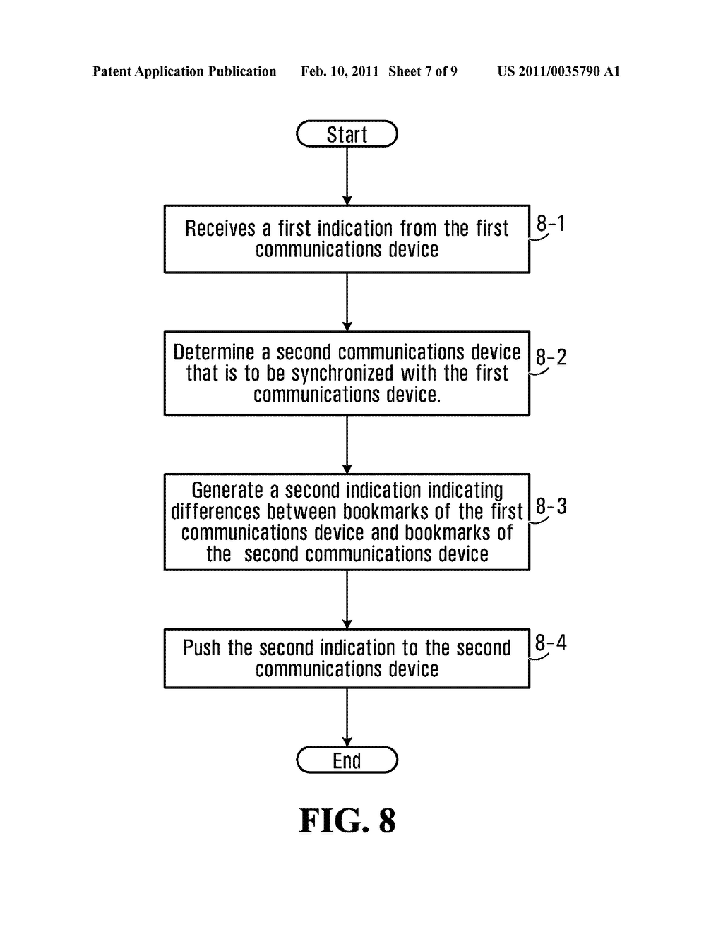 METHOD AND SYSTEM FOR SYNCHRONISING BOOKMARKS - diagram, schematic, and image 08