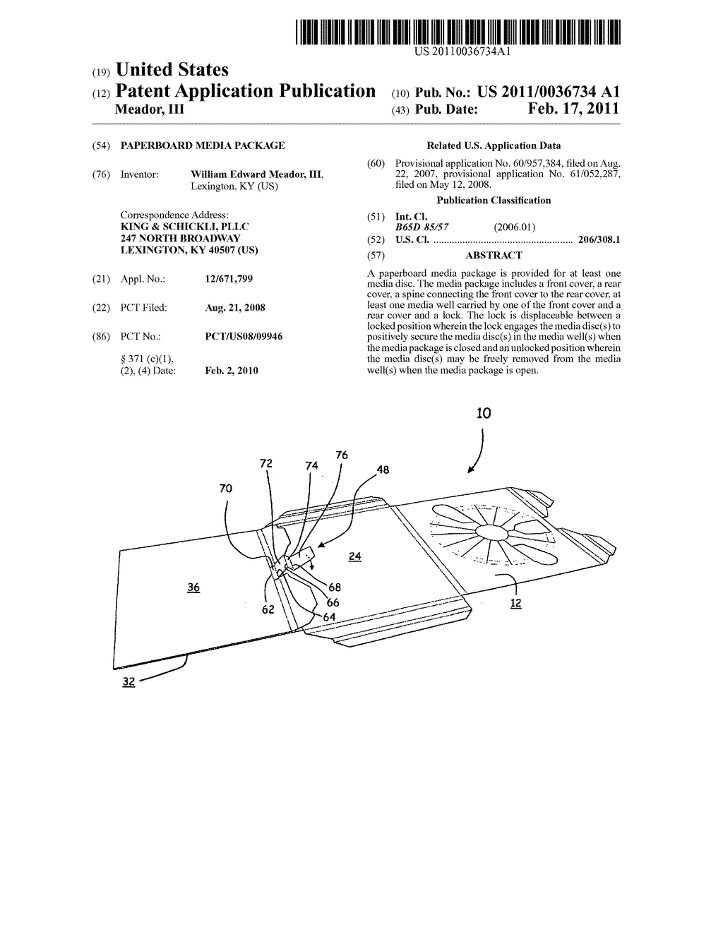 PAPERBOARD MEDIA PACKAGE - diagram, schematic, and image 01