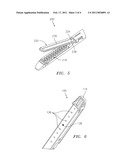 SURGICAL STAPLER WITH VISUAL POSITIONAL INDICATOR diagram and image