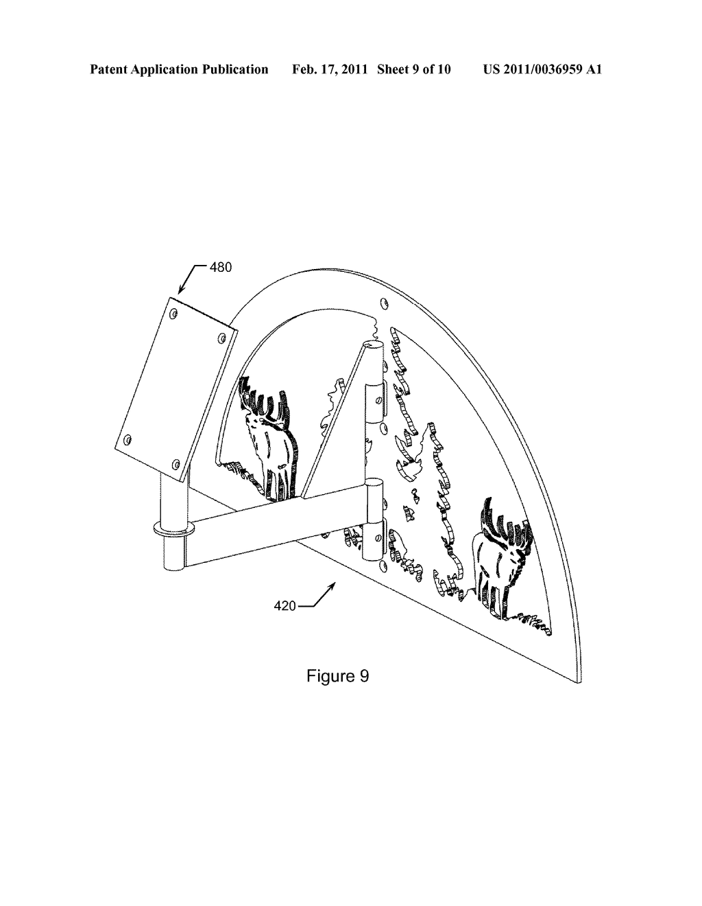 Repositionable Taxidermy Mount Apparatus - diagram, schematic, and image 10