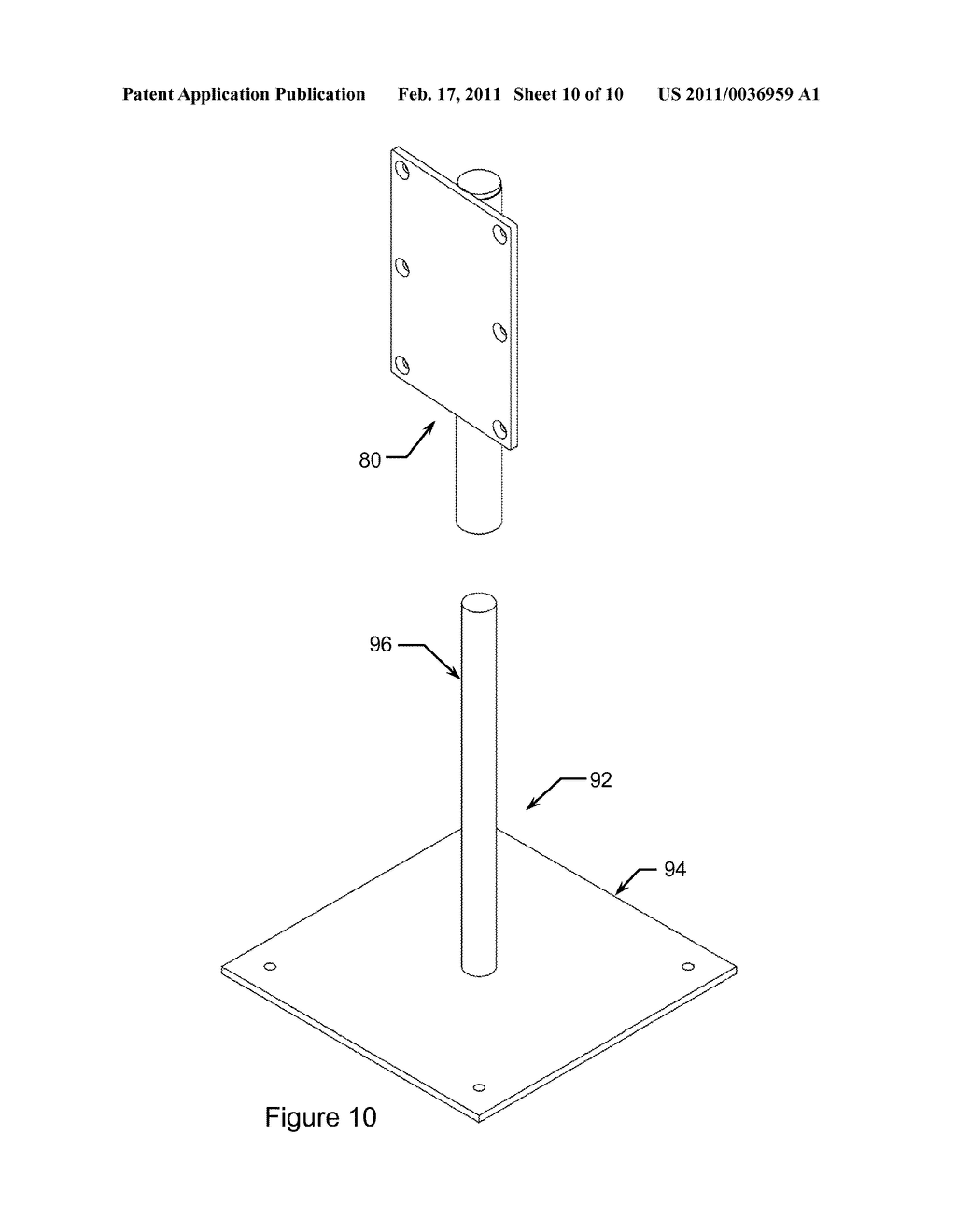 Repositionable Taxidermy Mount Apparatus - diagram, schematic, and image 11