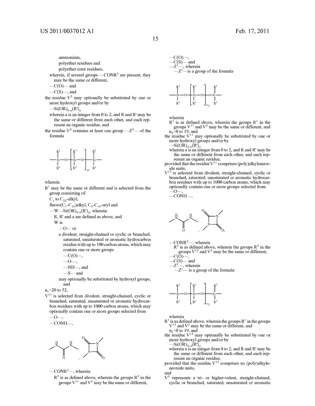 Use Of Polyamino and/or Polyammonium-Polysiloxane-Copolymer Compounds - diagram, schematic, and image 16