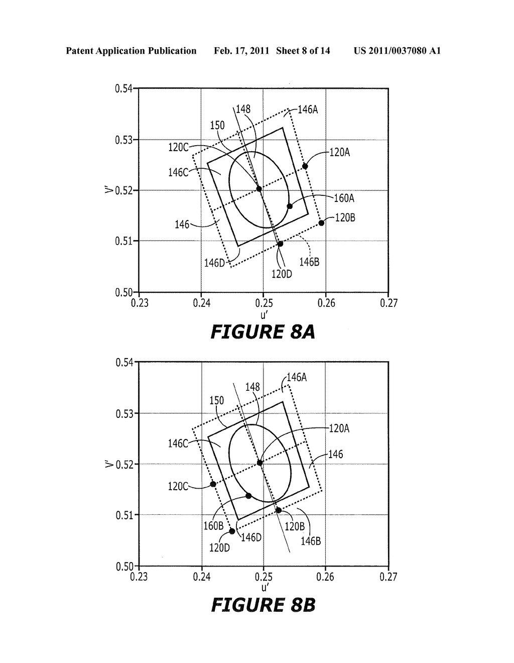 METHODS FOR COMBINING LIGHT EMITTING DEVICES IN A PACKAGE AND PACKAGES INCLUDING COMBINED LIGHT EMITTING DEVICES - diagram, schematic, and image 09