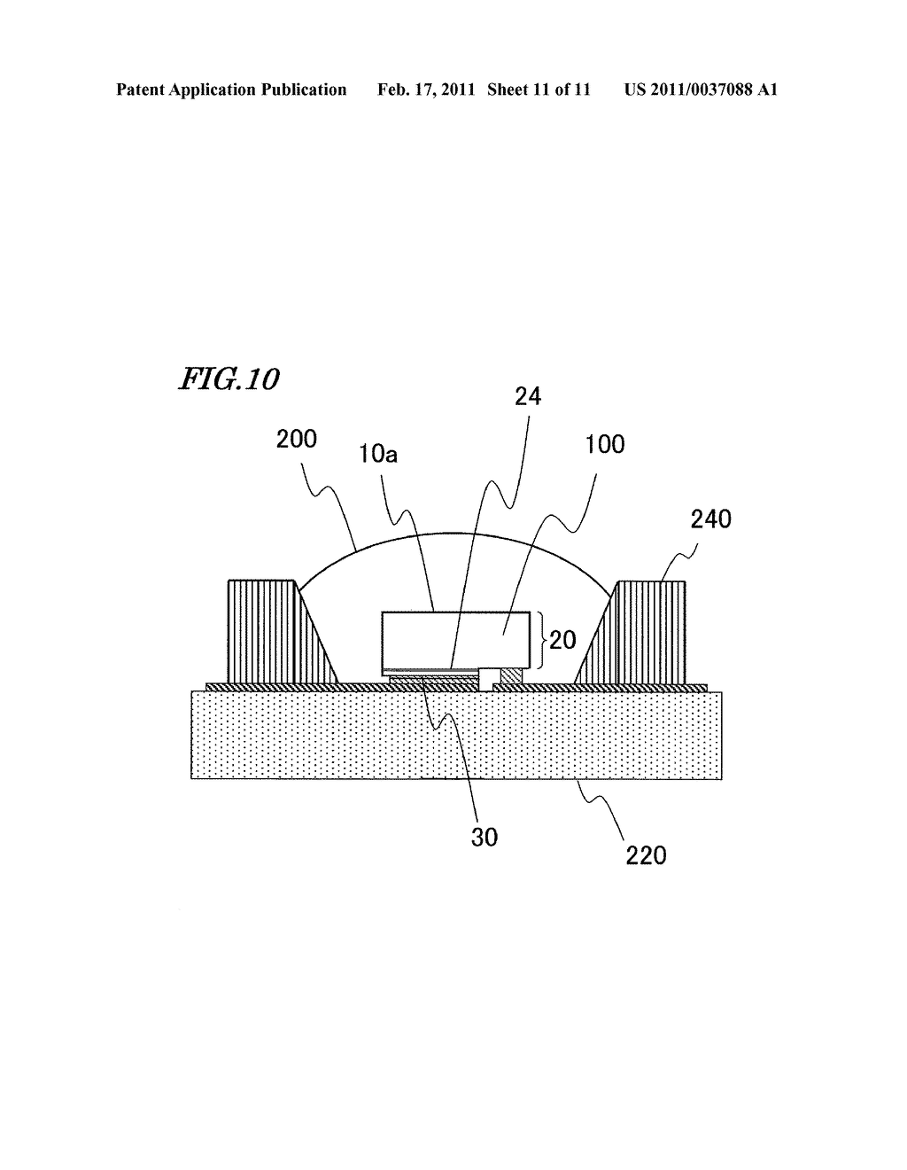 NITRIDE-BASED SEMICONDUCTOR DEVICE AND METHOD FOR FABRICATING THE SAME - diagram, schematic, and image 12