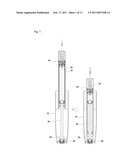 GAS SPRING WITH SPEED CONTROL FUNCTION diagram and image