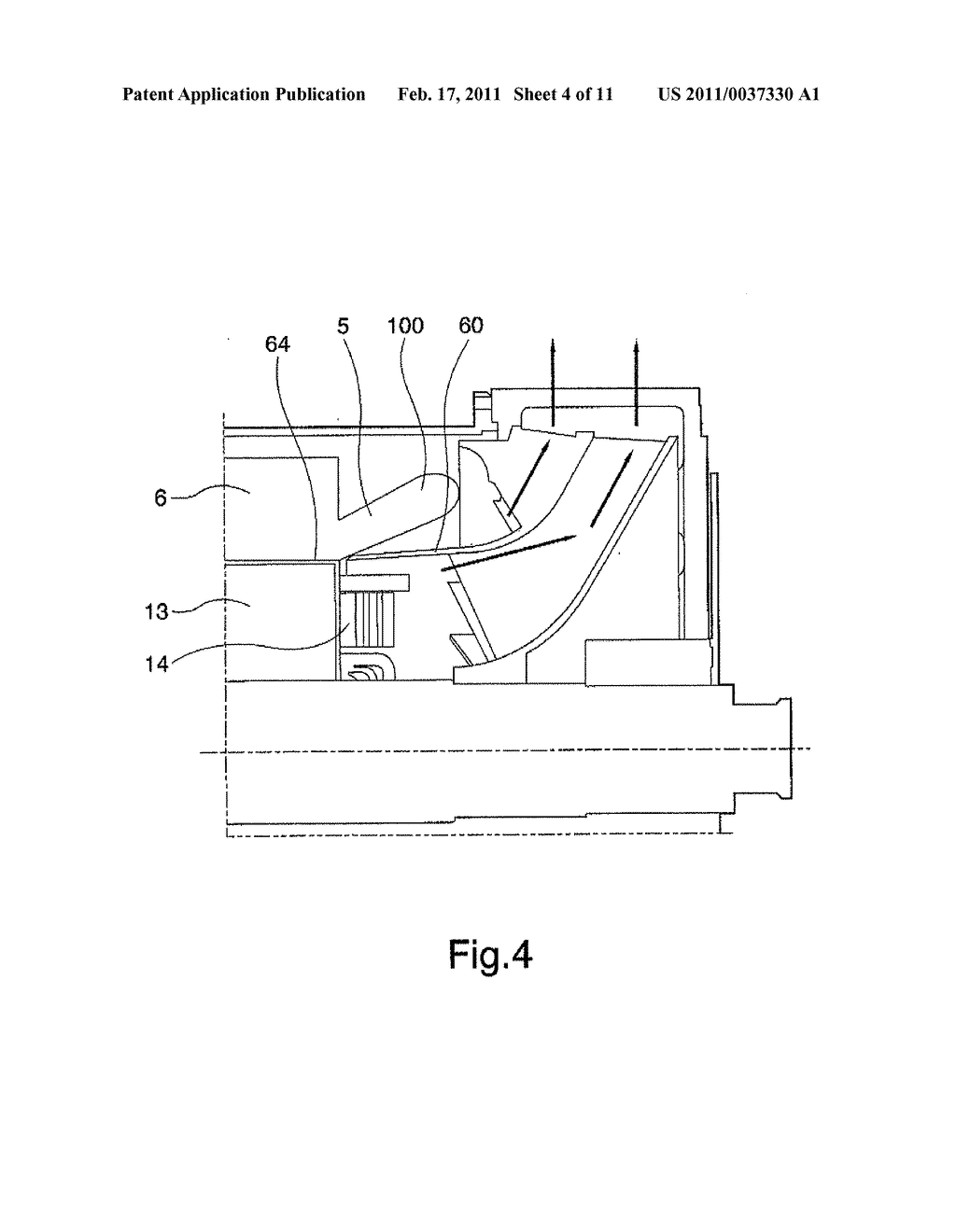  ELECTRIC MACHINE INCLUDING A MULTI-CHANNEL FAN - diagram, schematic, and image 05