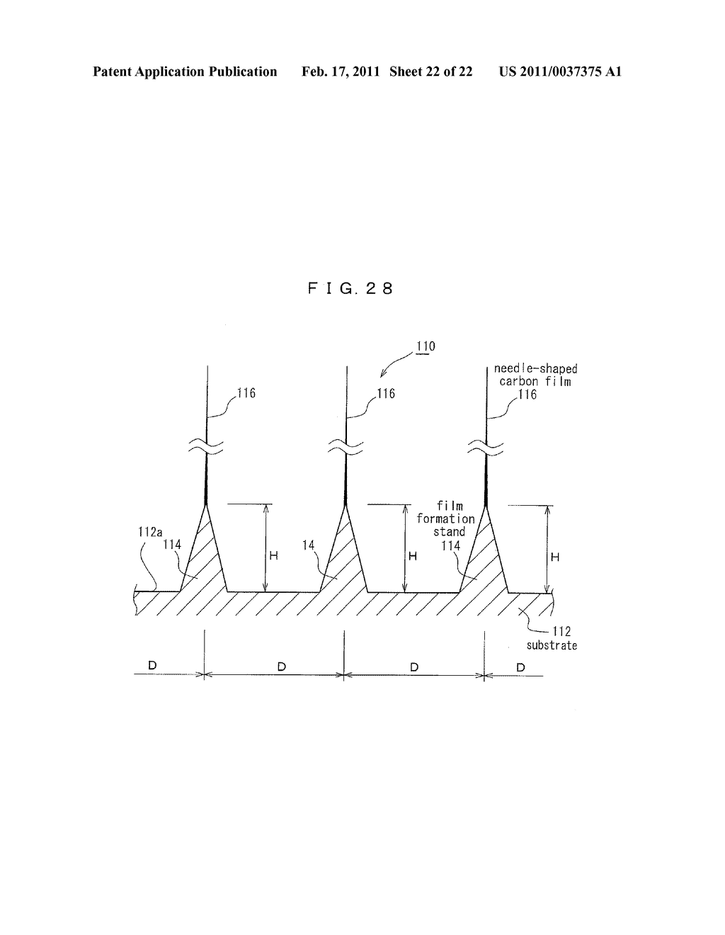 CARBON FILM HAVING SHAPE SUITABLE FOR FIELD EMISSION - diagram, schematic, and image 23