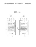 PORTABLE ELECTRONIC DEVICE AND ILLUMINATION CONTROLLING METHOD THEREOF diagram and image