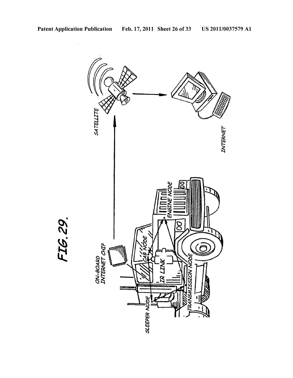 System, apparatus and methods for data communication between vehicle and remote data communication terminal, between portions of vehicle and other portions of vehicle, between two or more vehicles, and between vehicle and communications network - diagram, schematic, and image 27