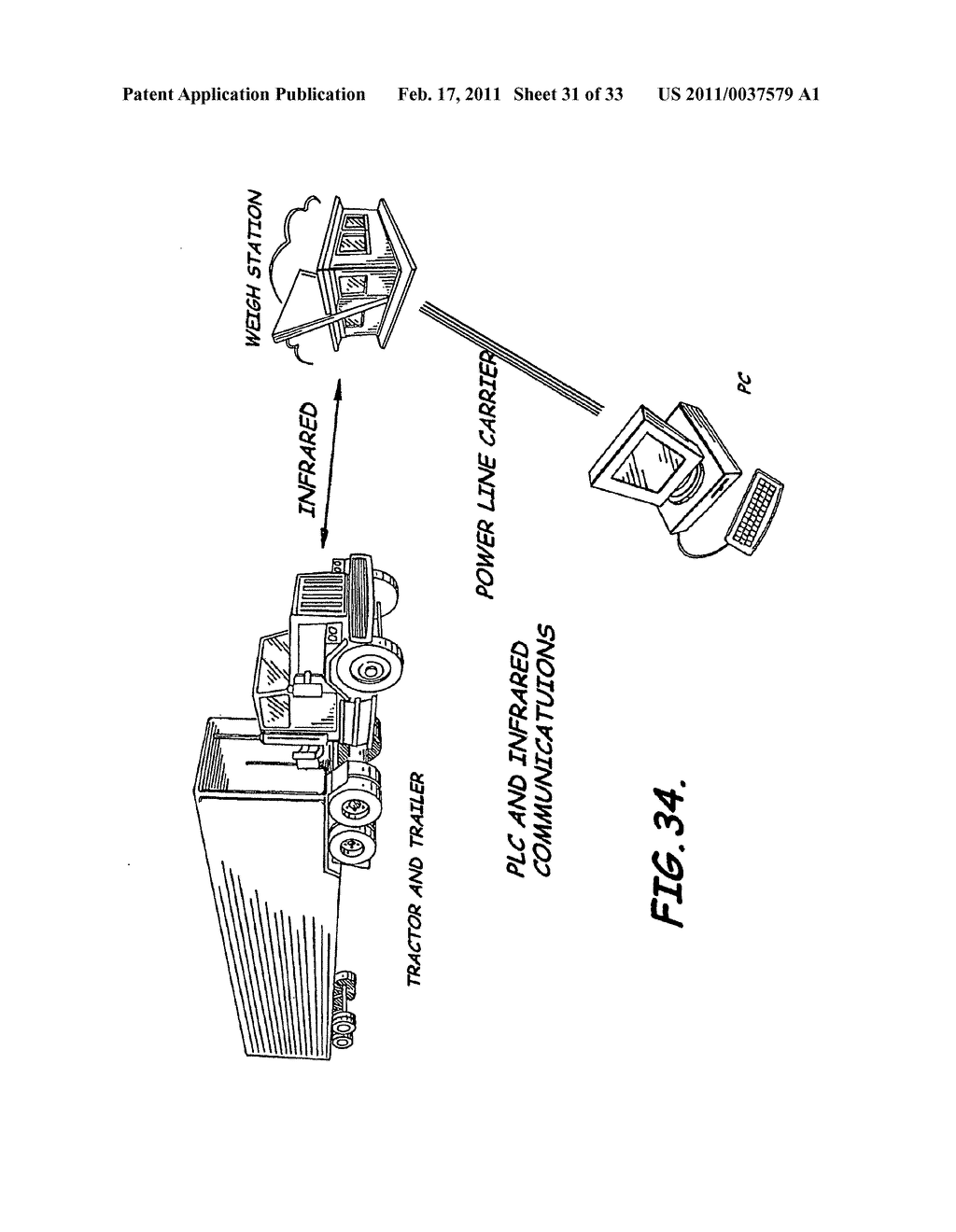 System, apparatus and methods for data communication between vehicle and remote data communication terminal, between portions of vehicle and other portions of vehicle, between two or more vehicles, and between vehicle and communications network - diagram, schematic, and image 32