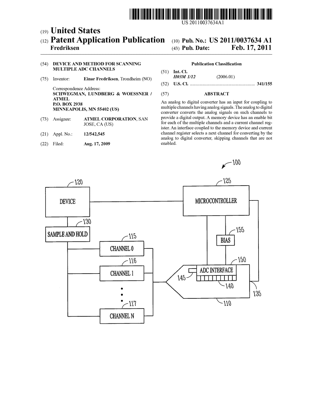 Device and Method for Scanning Multiple ADC Channels - diagram, schematic, and image 01