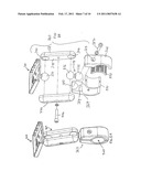 Motorcycle communication system with radar detector, and mounting assemblies therefor diagram and image