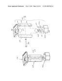 Motorcycle communication system with radar detector, and mounting assemblies therefor diagram and image