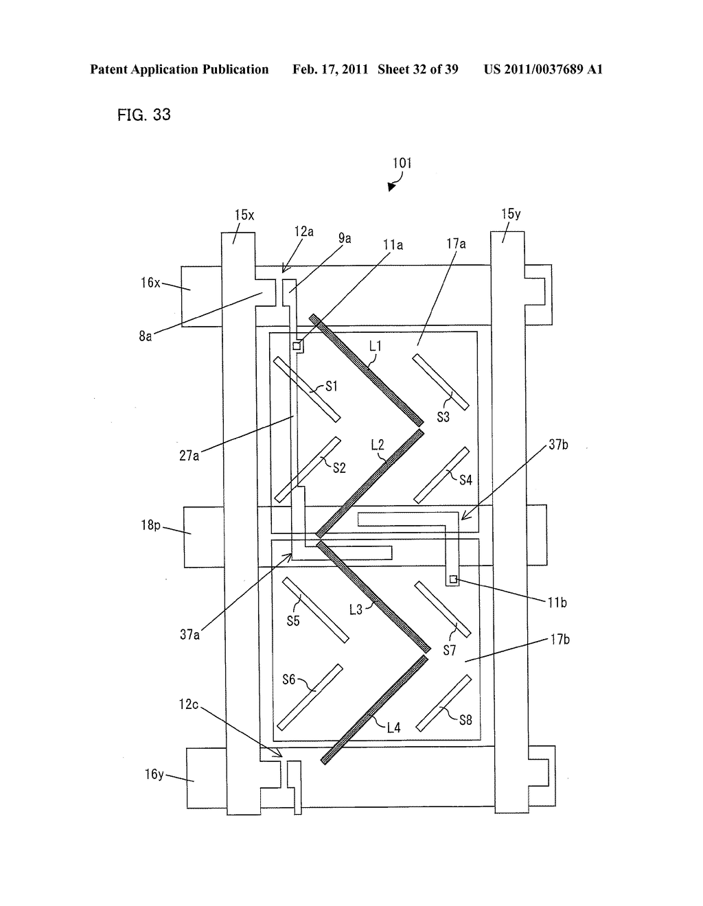 ACTIVE MATRIX SUBSTRATE, MANUFACTURING METHOD OF ACTIVE MATRIX SUBSTRATE, LIQUID CRYSTAL PANEL, MANUFACTURING METHOD OF LIQUID CRYSTAL PANEL, LIQUID CRYSTAL DISPLAY APPARATUS, LIQUID CRYSTAL DISPLAY UNIT, AND TELEVISION RECEIVER - diagram, schematic, and image 33