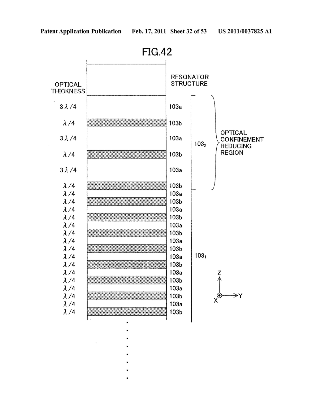 VERTICAL CAVITY SURFACE EMITTING LASER DEVICE, VERTICAL CAVITY SURFACE EMITTING LASER ARRAY, OPTICAL SCANNING APPARATUS, IMAGE FORMING APPARATUS, OPTICAL TRANSMISSION MODULE AND OPTICAL TRANSMISSION SYSTEM - diagram, schematic, and image 33
