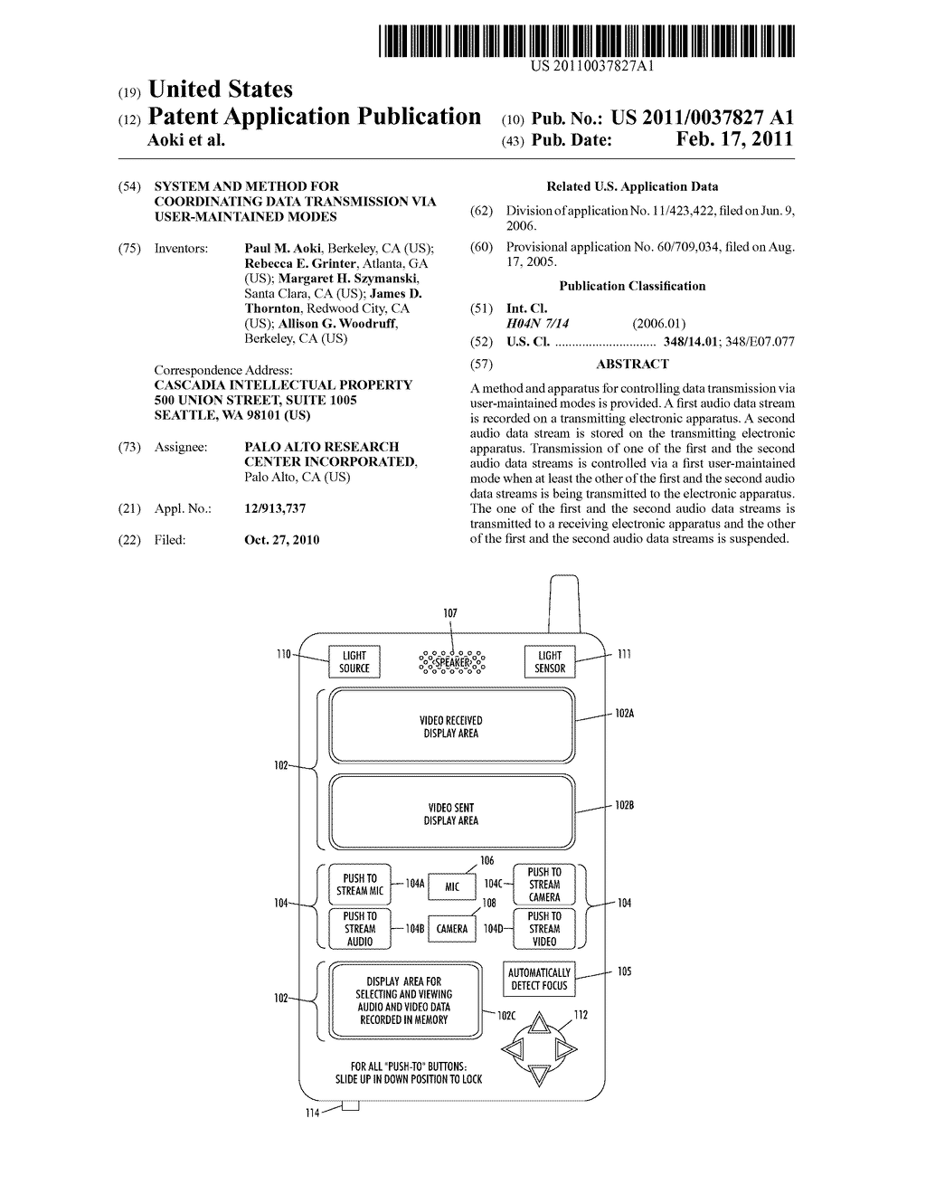 System And Method For Coordinating Data Transmission Via User-Maintained Modes - diagram, schematic, and image 01