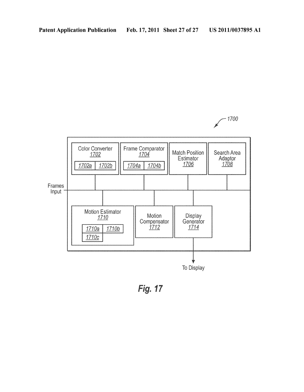 System And Method For Global Inter-Frame Motion Detection In Video Sequences - diagram, schematic, and image 28