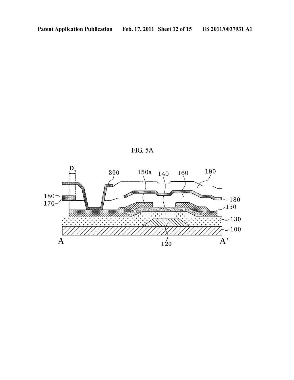 Fringe-Field-Switching-Mode Liquid Crystal Display and Method of Manufacturing the Same - diagram, schematic, and image 13