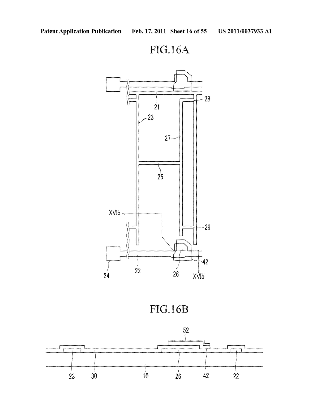 LIQUID CRYSTAL DISPLAY INCLUDING A SPACER ELEMENT AND METHOD FOR FABRICATING THE SAME - diagram, schematic, and image 17