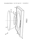 APPARATUS AND METHOD FOR AN ANAMORPHIC PEPPER S GHOST ILLUSION diagram and image