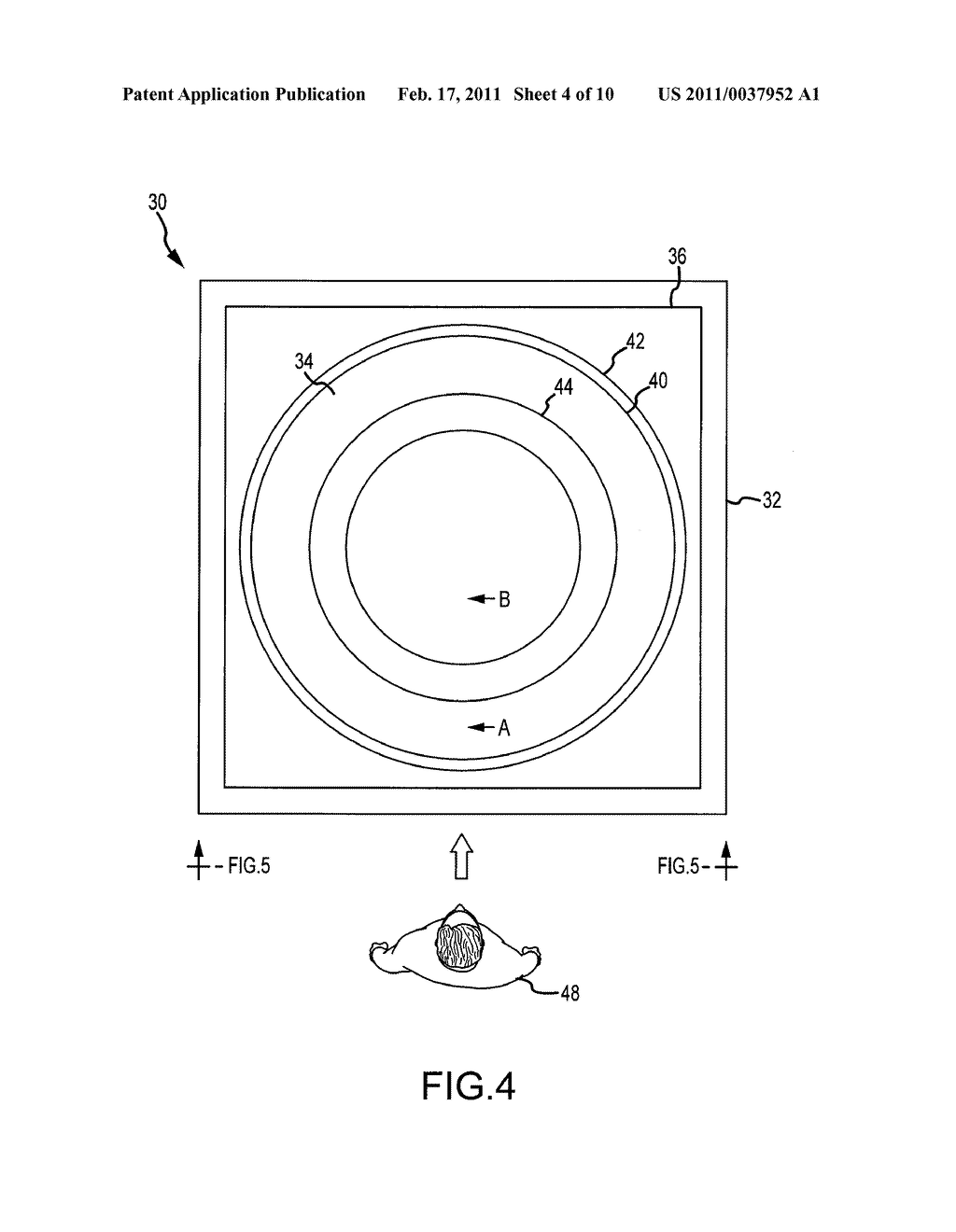 APPARATUS AND METHOD FOR AN ANAMORPHIC PEPPER'S GHOST ILLUSION - diagram, schematic, and image 05