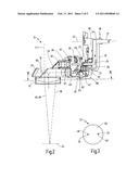 Surgical microscope having an illuminating arrangement diagram and image