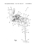 Surgical microscope having an illuminating arrangement diagram and image