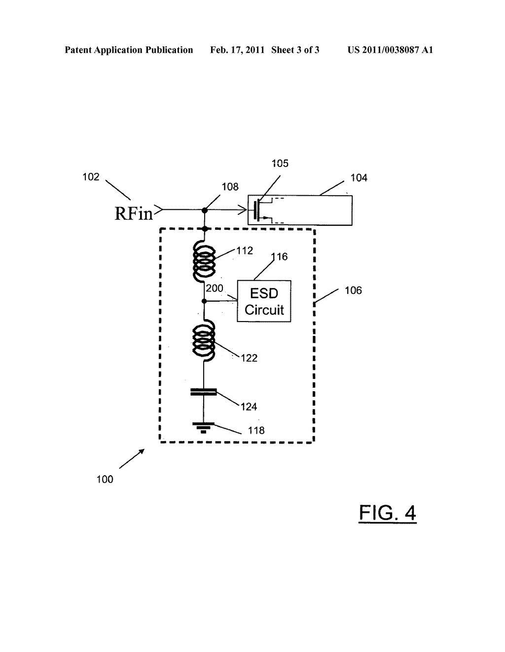 DISCHARGE PROTECTION APPARATUS AND METHOD OF PROTECTING AN ELECTRONIC DEVICE - diagram, schematic, and image 04