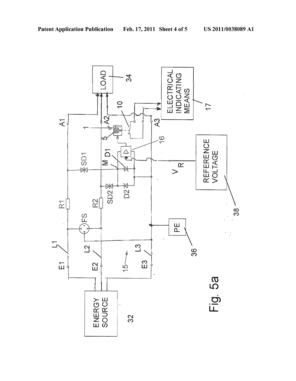 ELECTRICAL CIRCUIT HAVING A MEANS FOR SIGNALING - diagram, schematic, and image 05