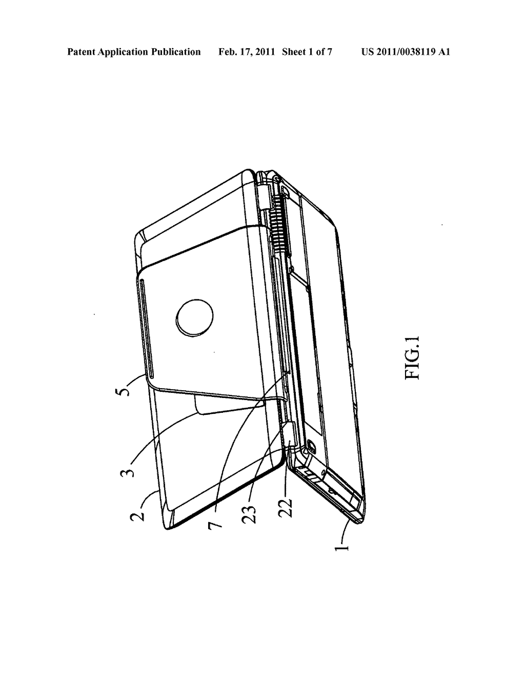 Notebook computer - diagram, schematic, and image 02