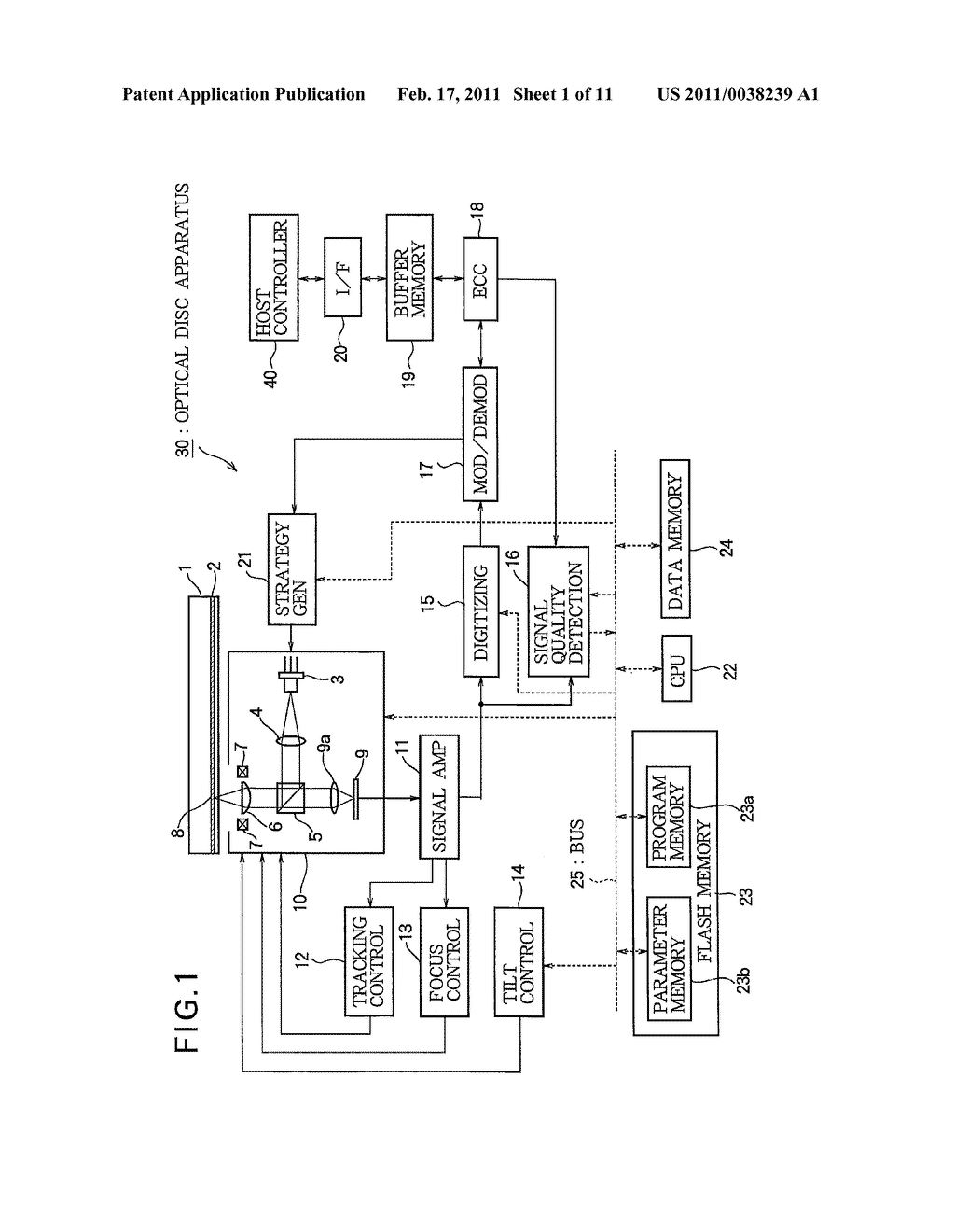 OPTICAL DISC APPARATUS AND RECORDING METHOD - diagram, schematic, and image 02