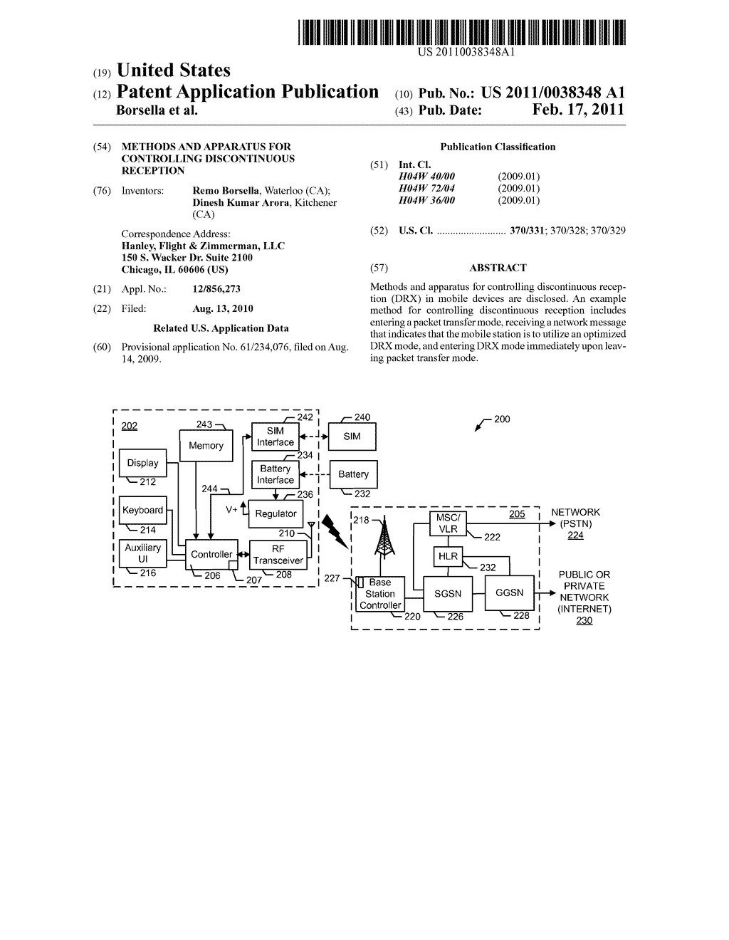 METHODS AND APPARATUS FOR CONTROLLING DISCONTINUOUS RECEPTION - diagram, schematic, and image 01