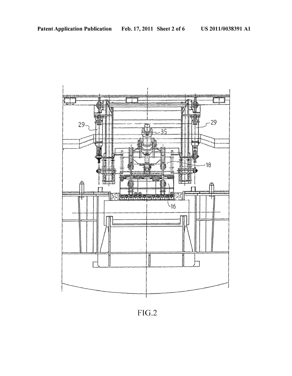 ARC METALLURGIC FURNACE SLAGGING DOOR - diagram, schematic, and image 03