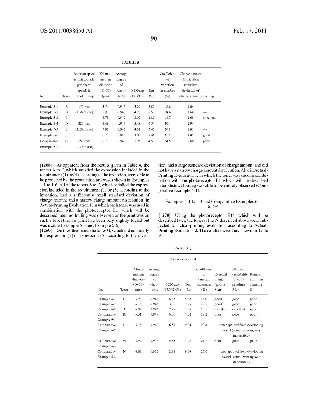 TONERS FOR ELECTROSTATIC-IMAGE DEVELOPMENT, CARTRIDGE EMPLOYING TONER FOR ELECTROSTATIC-IMAGE DEVELOPMENT, AND IMAGE-FORMING APPARATUS - diagram, schematic, and image 99