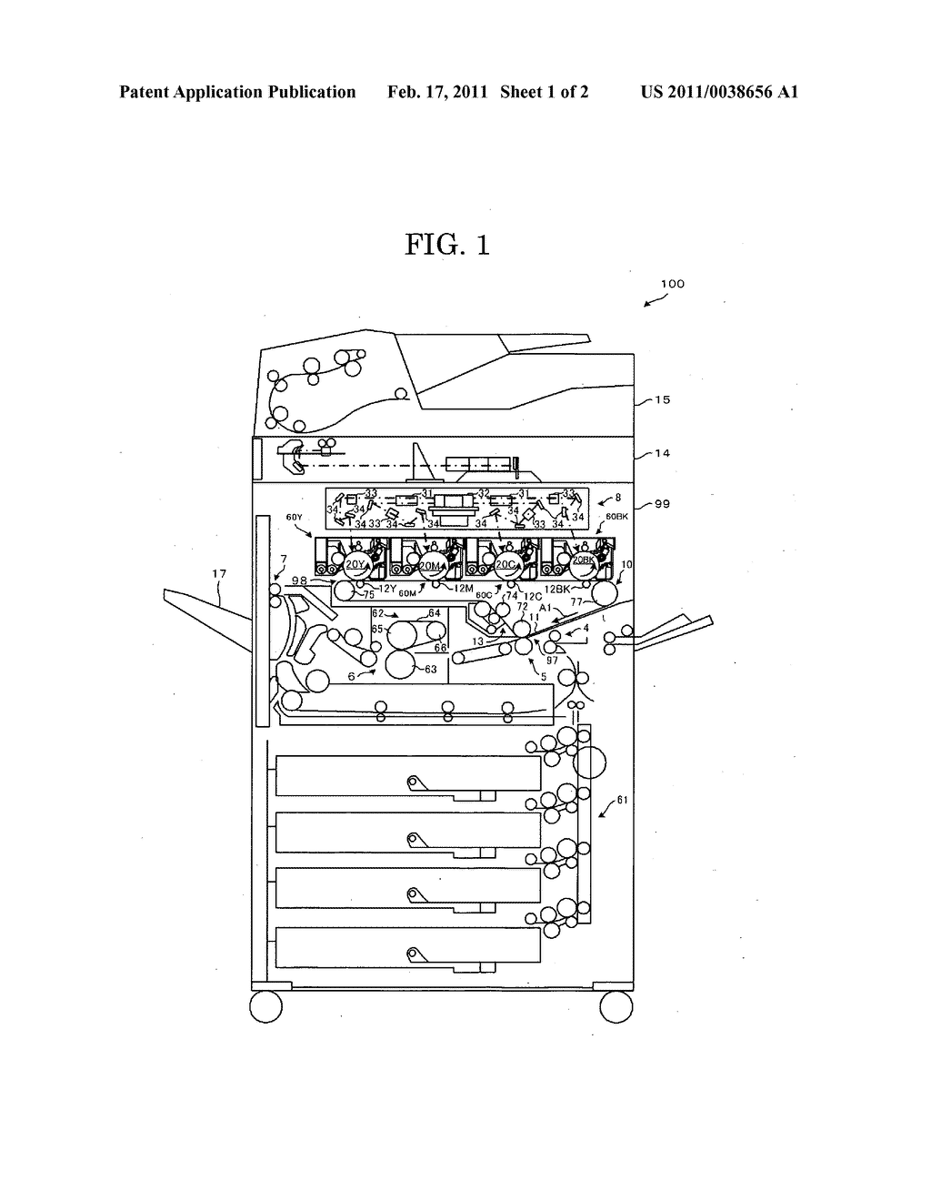 Protecting agent-supplying device, process cartridge, image forming apparatus and image forming method - diagram, schematic, and image 02