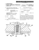 FEMALE PART FOR A FASTENER, THE FEMALE PART ALIGNING WITH A HOLE IN A PANEL diagram and image