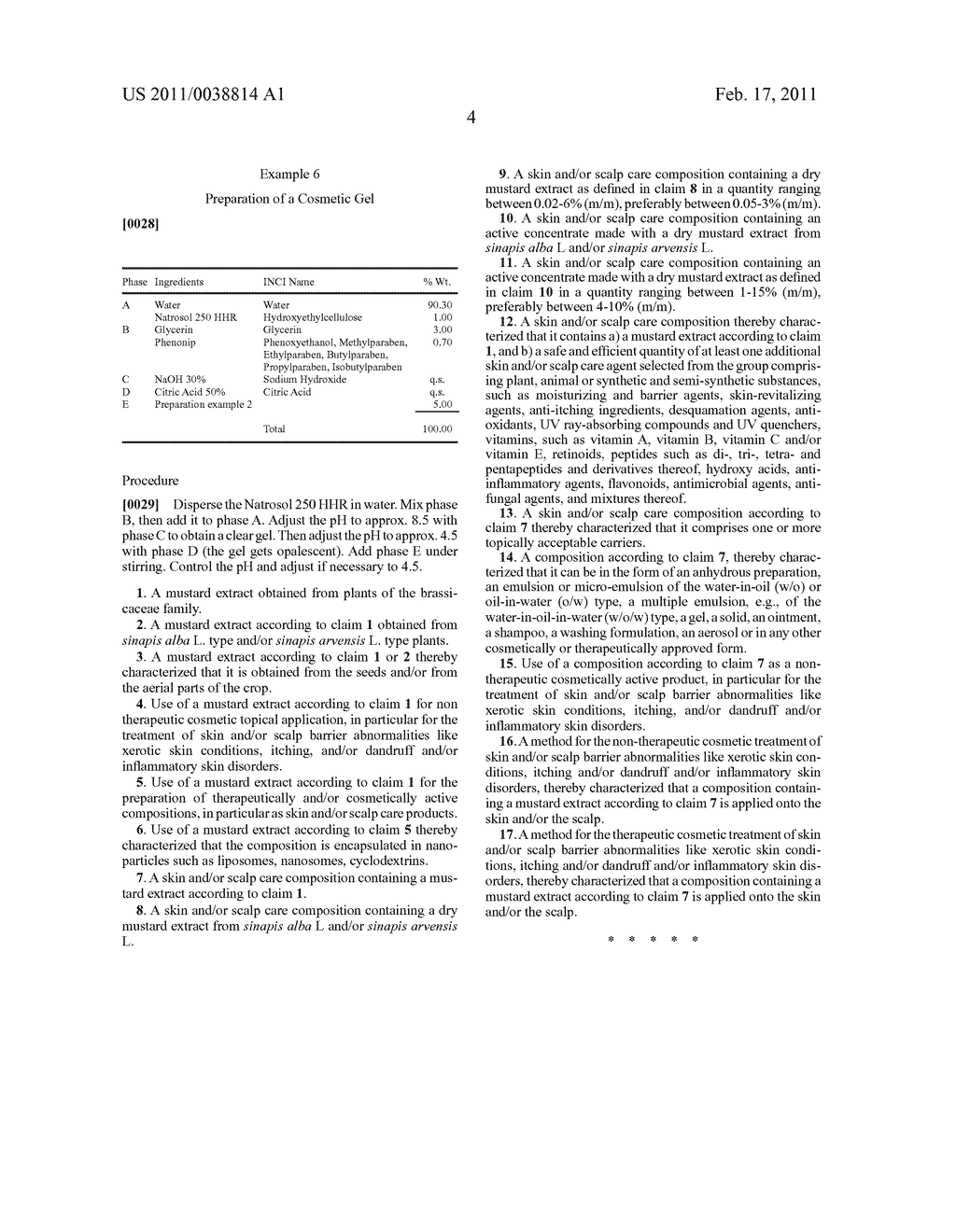 TRYPTASE INHIBITING MUSTARD EXTRACT - diagram, schematic, and image 06