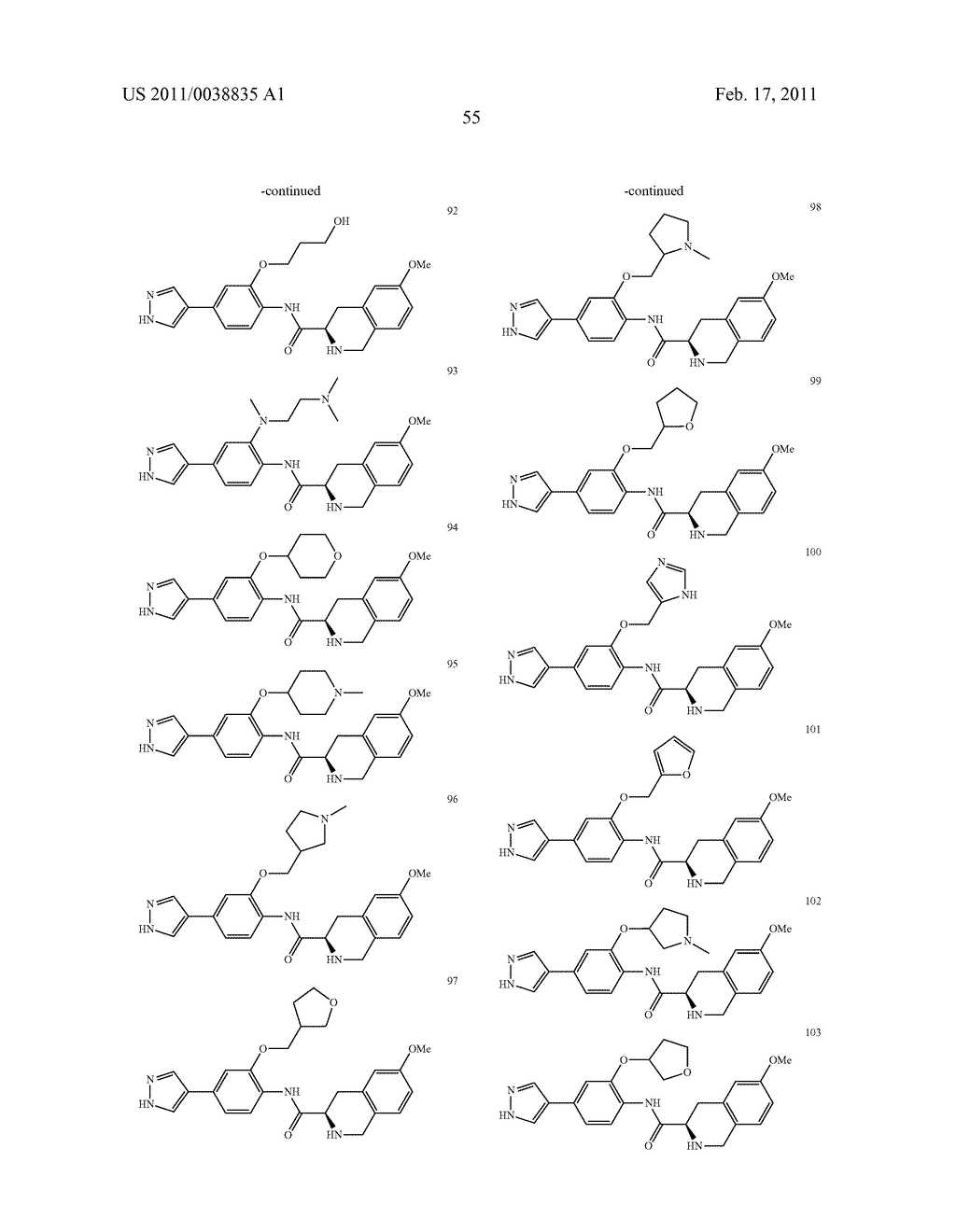 ANILIDES AND ANALOGS AS RHO KINASE INHIBITORS - diagram, schematic, and image 56