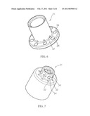 DEVICE AND COMPONENT FOR ADMIXING A FLUID, IN PARTICULAR AIR OR VAPOUR, TO A BEVERAGE diagram and image