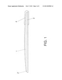 METHOD FOR PRODUCING AN EDIBLE STIRRING INSTRUMENT AND INSTRUMENT MADE BY MEANS OF SAID METHOD diagram and image
