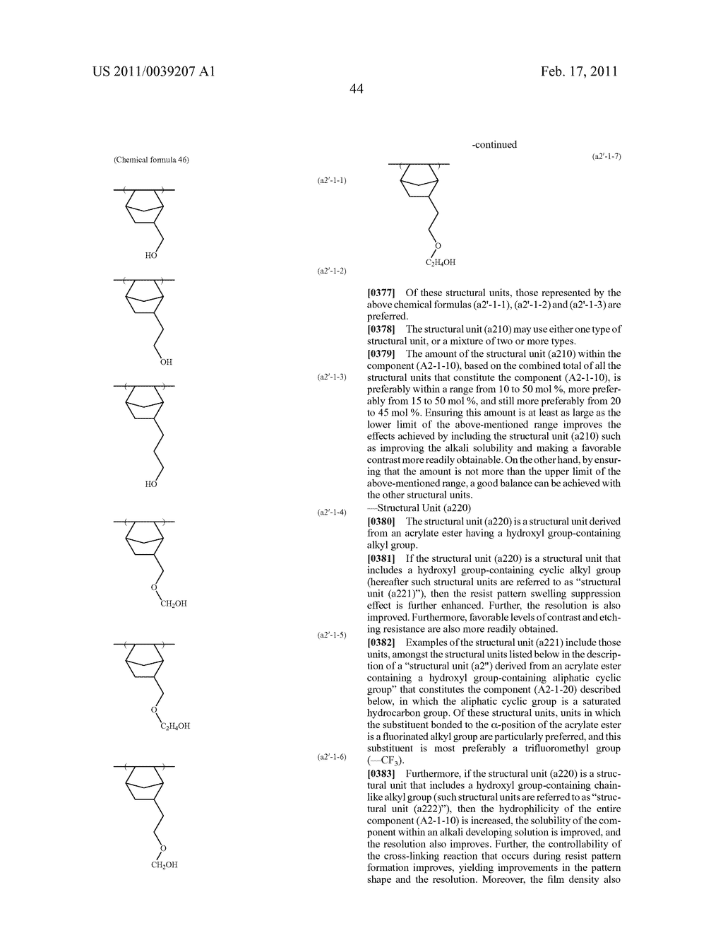 RESIST COMPOSITION AND METHOD OF FORMING RESIST PATTERN - diagram, schematic, and image 45