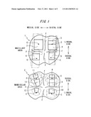 SET OF ARTIFICIAL TEETH HAVING CONVEX ADJUSTMENT SURFACE diagram and image