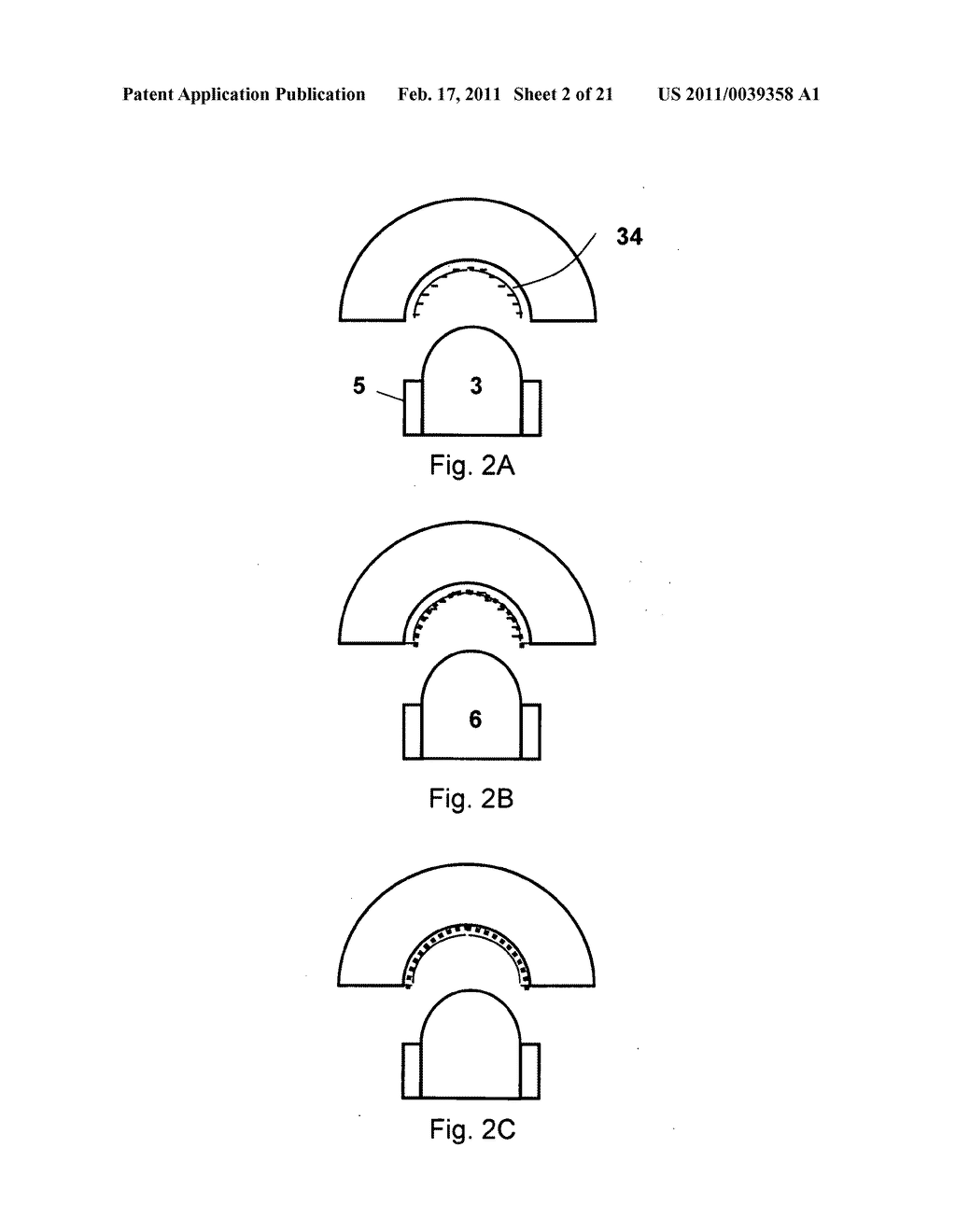 Methods and apparatus for forming uniform layers of phosphor material on an LED encapsulation structure - diagram, schematic, and image 03