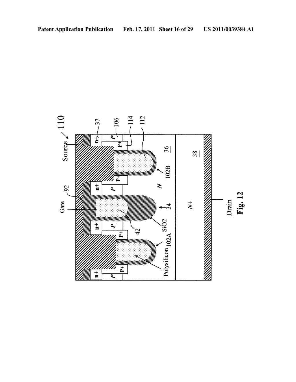 Power MOSFET With Recessed Field Plate - diagram, schematic, and image 17