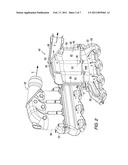 Exhaust plenum for distributing exhaust gas uniformly through a catalyst module diagram and image