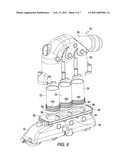 Exhaust plenum for distributing exhaust gas uniformly through a catalyst module diagram and image