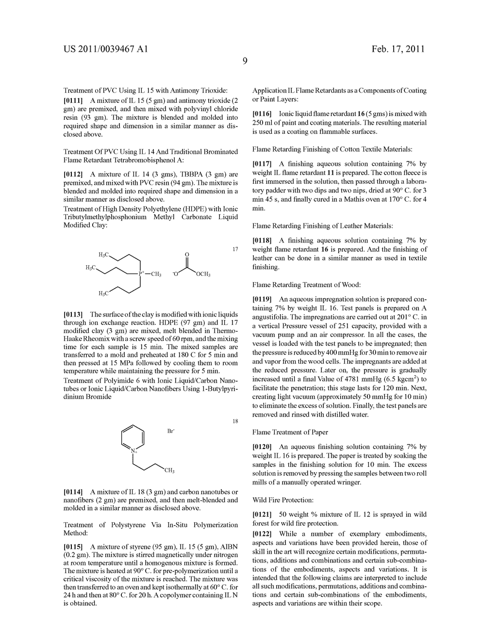 Ionic liquid flame retardants - diagram, schematic, and image 13