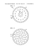 Apertured Abrasive Disk Assembly With Improved Flow Dynamics diagram and image